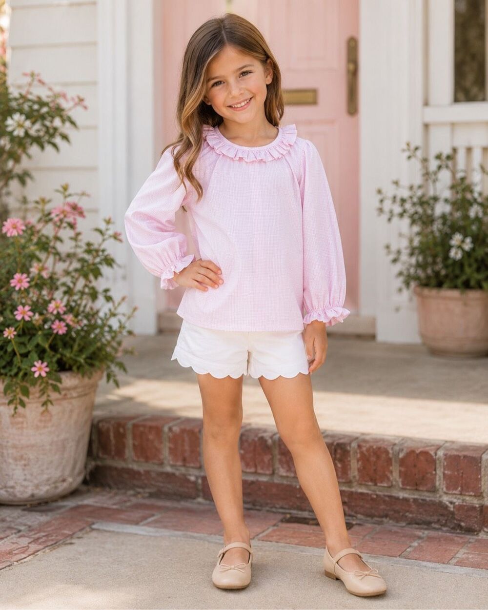 The Smocking place top size 6 NWT